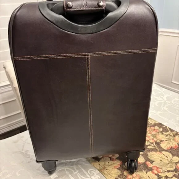 Martin Dingman - Leather Trolley Bag (Carry-On Suitcase) - Picture 4 of 11